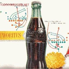 Coleccionismo de Coca-Cola y Pepsi: POSTER COCA-COLA. USA,ORIGINAL AÑOS 50. COKE.28 X 40 CM 
